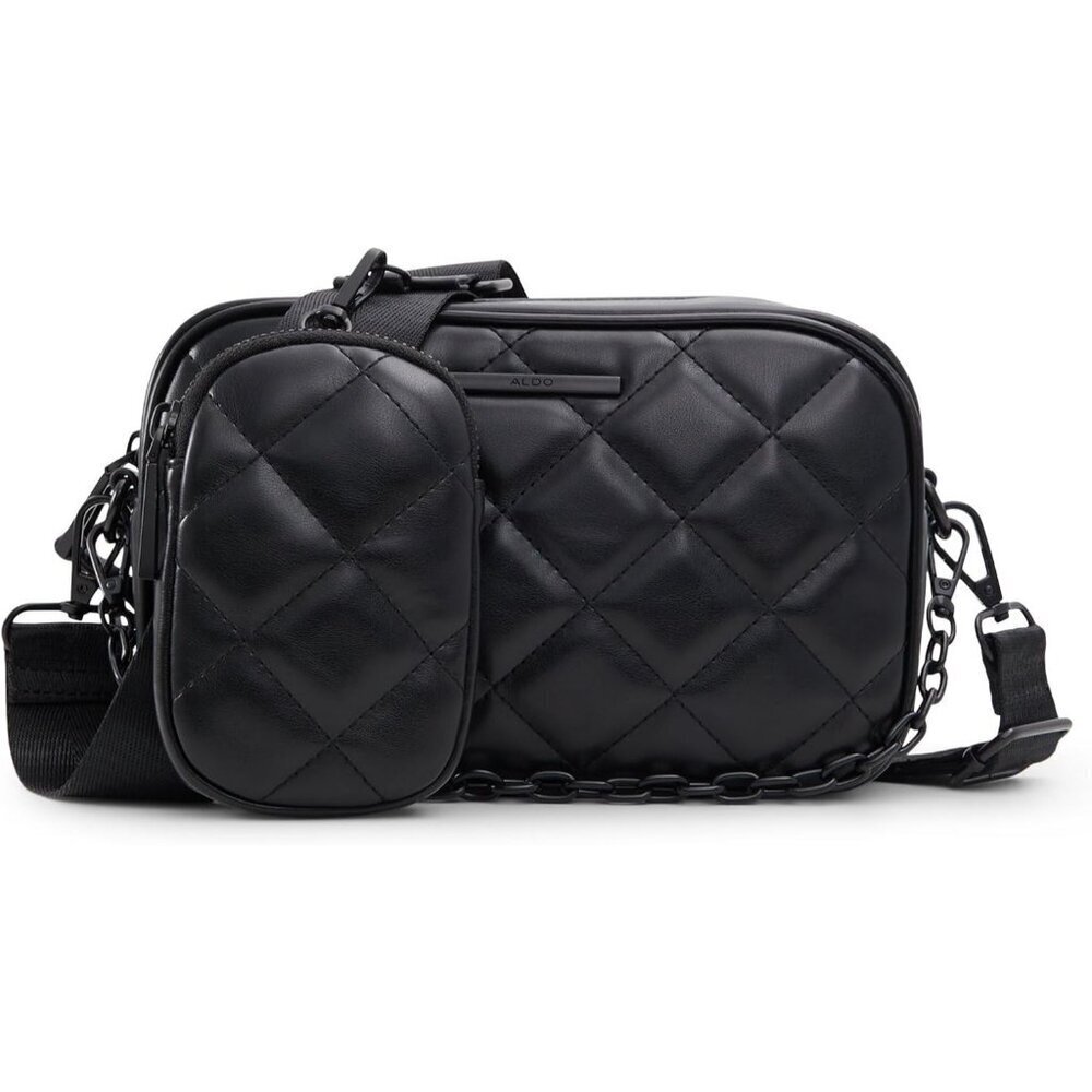 Womens Synthetic Handbag Medium Crossbody Shoulder Bag Zipper Closure
